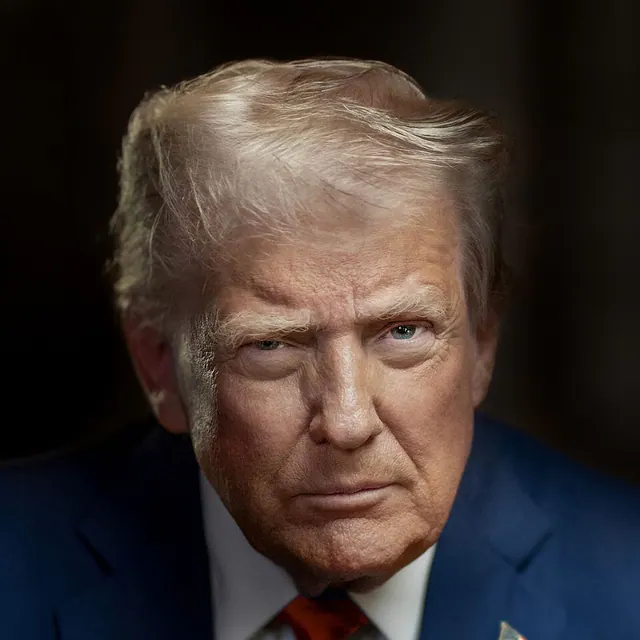 Portrait of Donald Trump
